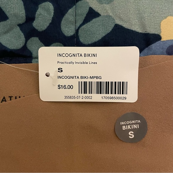 NWT Athleta Incognita Cheeky Bikini Practically Invisible Lines Brief - Picture 6 of 8